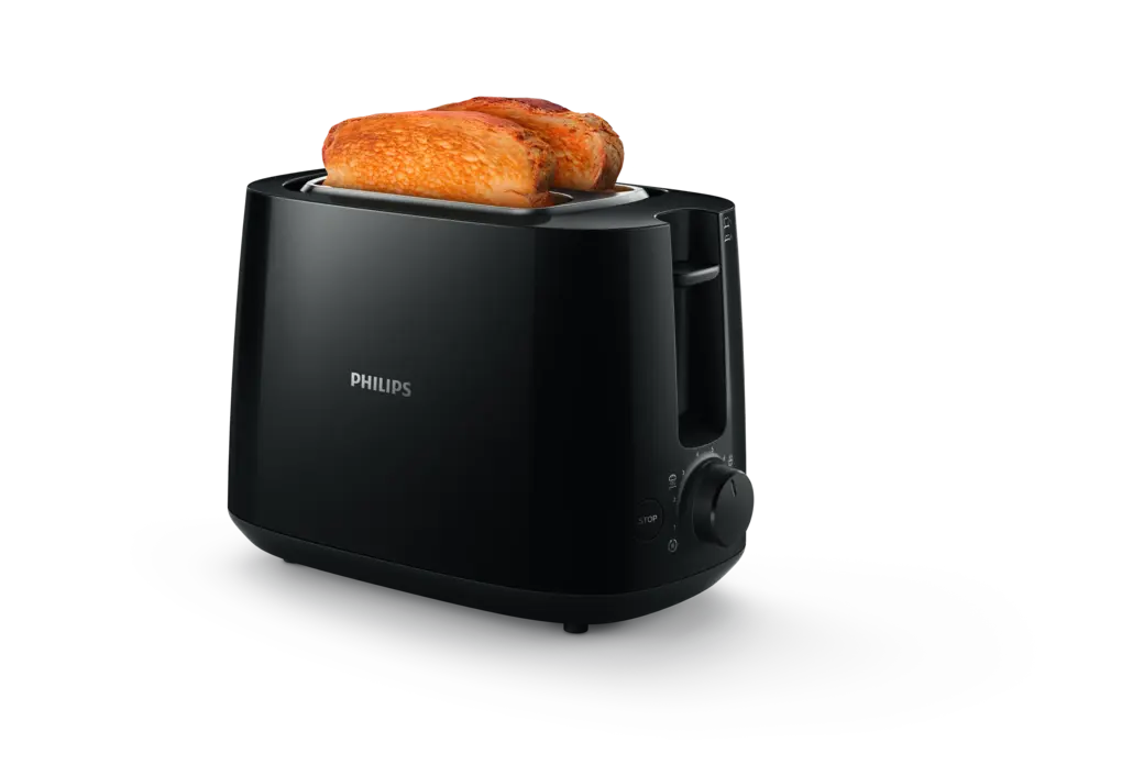 Philips Daily Collection Toaster - 2 Slice, Black