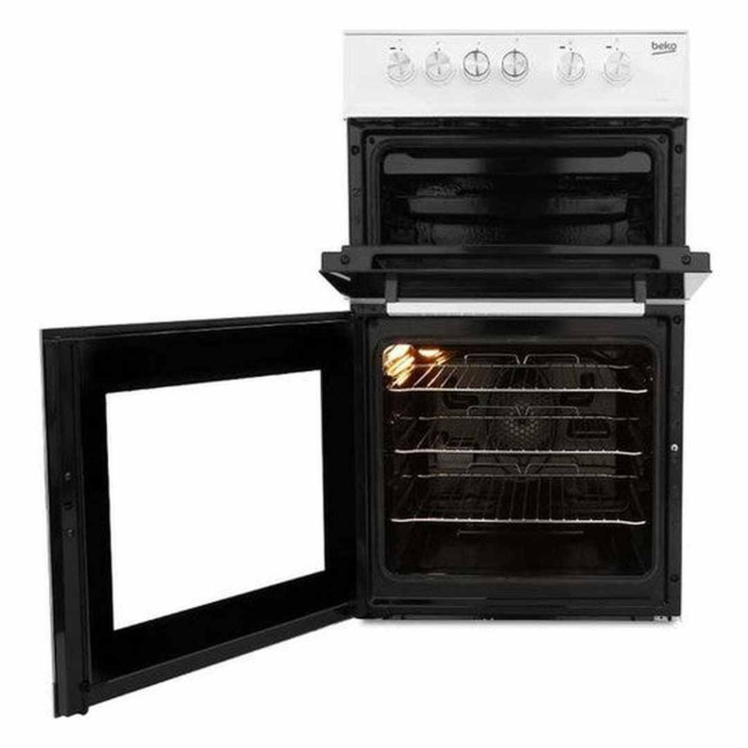 Beko 50cm Double Oven Electric Cooker | KDVC563AW Beko Cooker Ben Sweeney Electrical Ben Sweeney