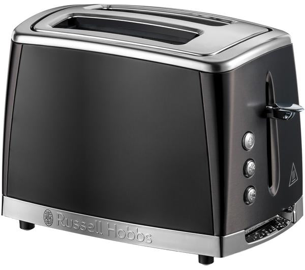 Russell Hobbs Matte Black 2‑Slice Toaster
