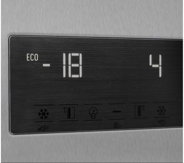 Beko American‑Style Fridge Freezer – Black Steel