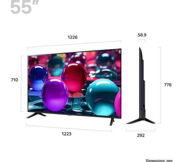 LG UA73 55" 4K UHD LED Smart TV | 55UA73006LA.AEKQ LG TV Ben Sweeney Electrical Euronics