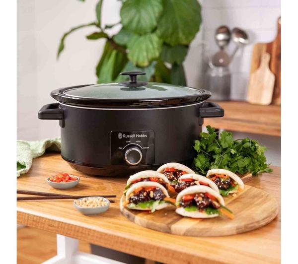 RUSSELL HOBBS 27720 Slow Cooker - Matte Black