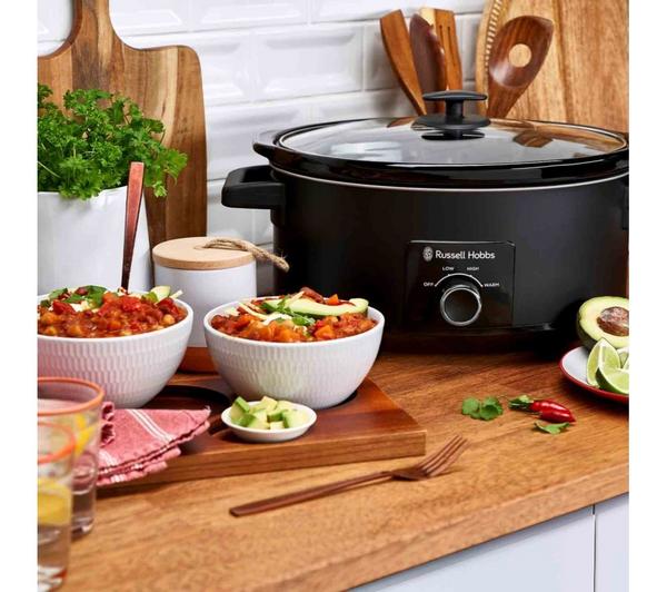 RUSSELL HOBBS 27720 Slow Cooker - Matte Black