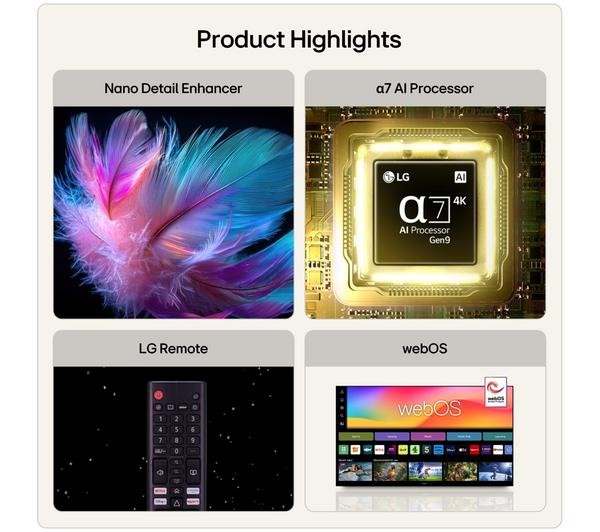 LG NANO NU85 55" 4K UHD Smart TV 2026 | 55NU850B6LA.AEI