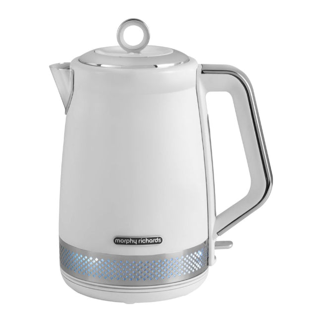 Morphy Richards 1.7L Illumination Jug Kettle White Matte