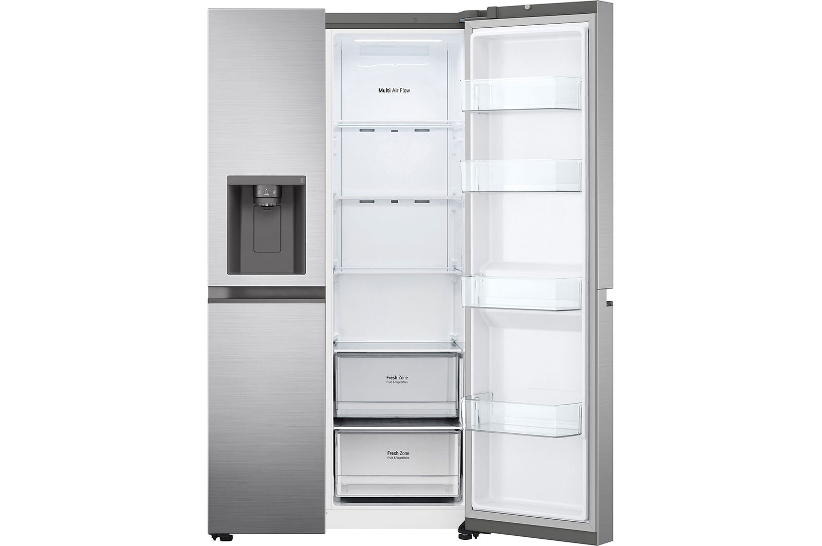 LG NatureFRESH™ American-style Fridge Freezer – Stainless Steel