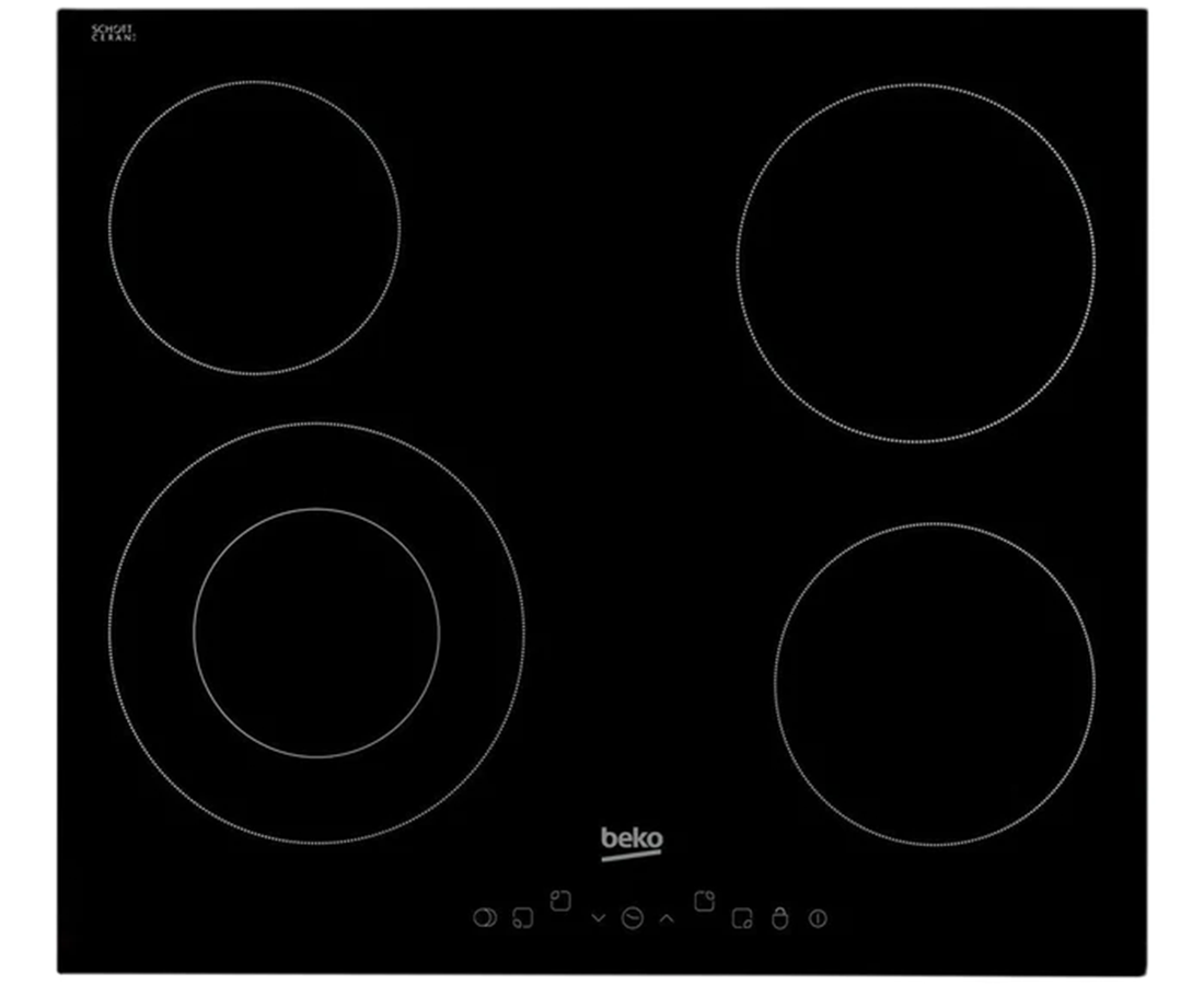 Beko 60cm Touch Control Ceramic Hob | HIC64402T - Ben Sweeney Letterkenny