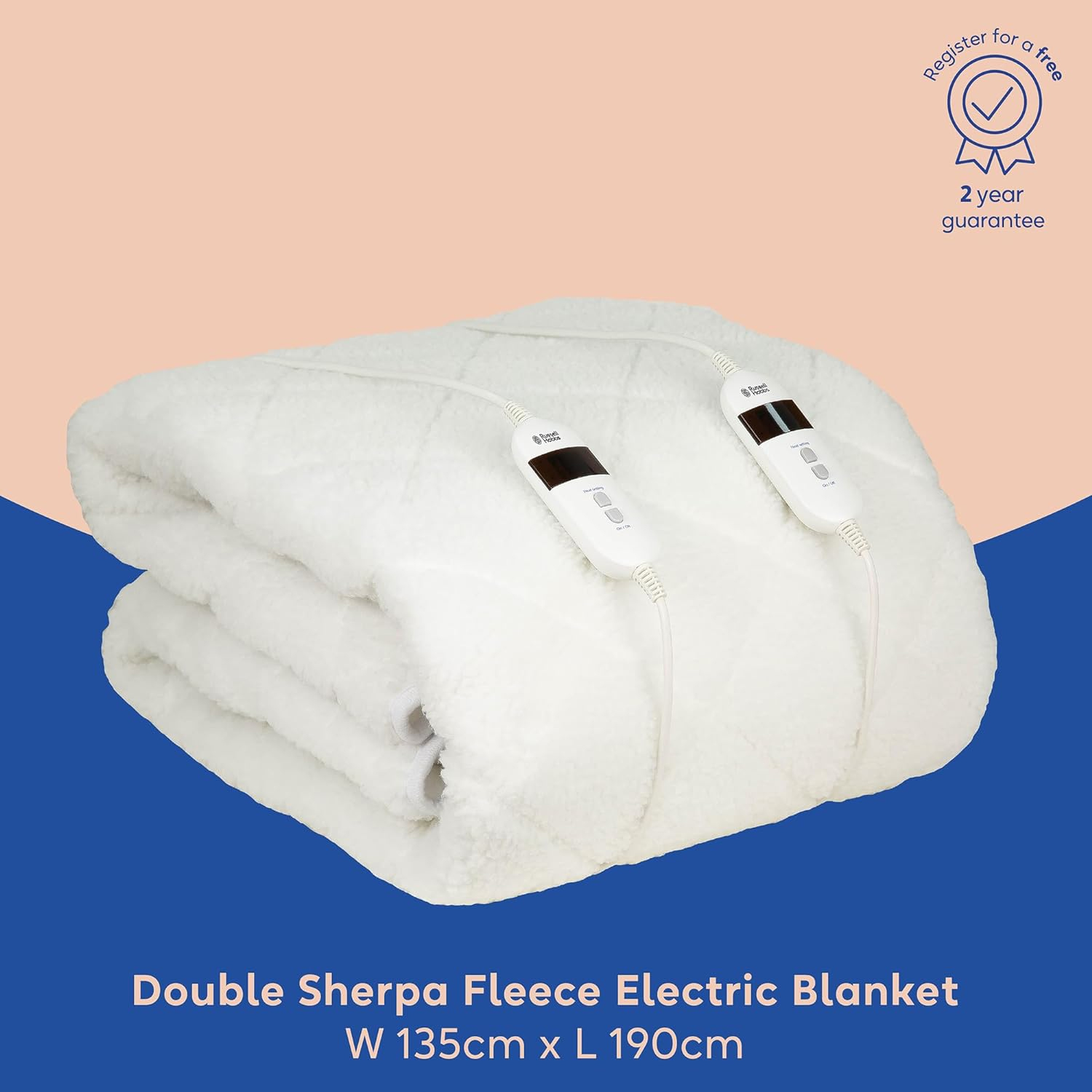 Russell Hobbs Electric Underblanket King-Size RHEDB8002