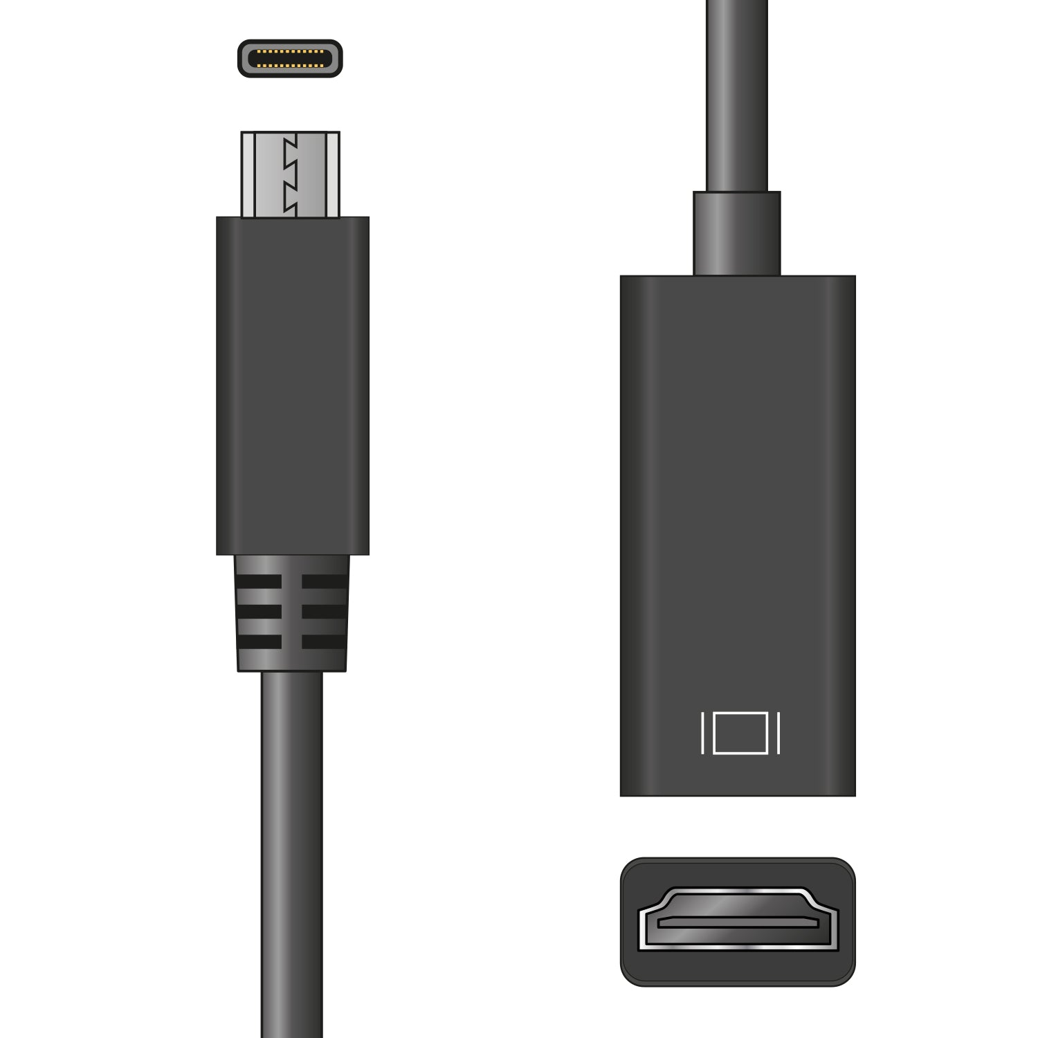 AV:Link USB‑C to HDMI Digital Adapter - 4K Compatible