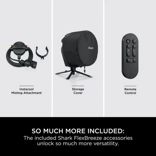 Shark FlexBreeze 12-in-1 Hybrid Portable Fan – Corded & Cordless, Indoor/Outdoor