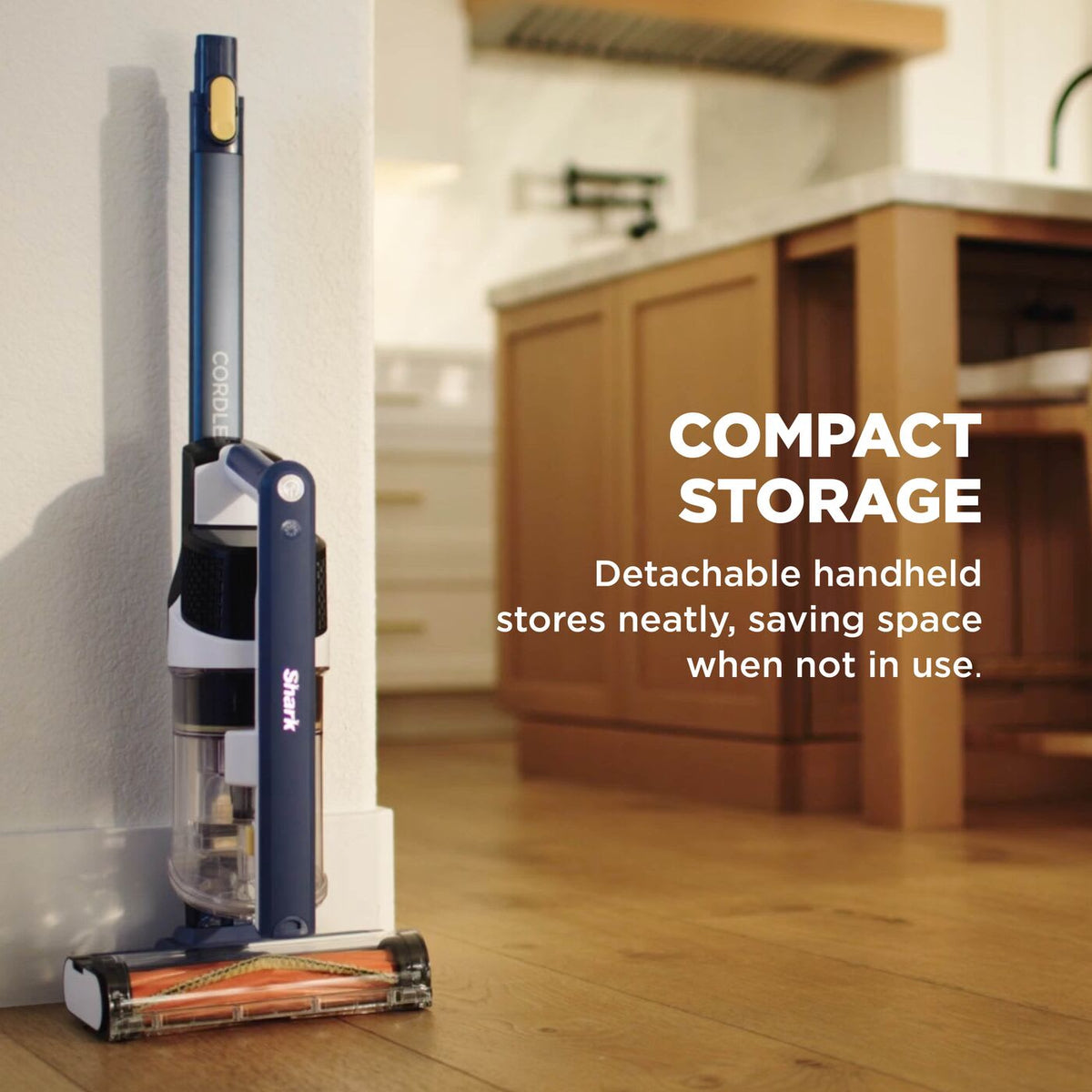 Shark Cordless Stick Vacuum Cleaner with Anti Hair Wrap - Blue | IY143HUK
