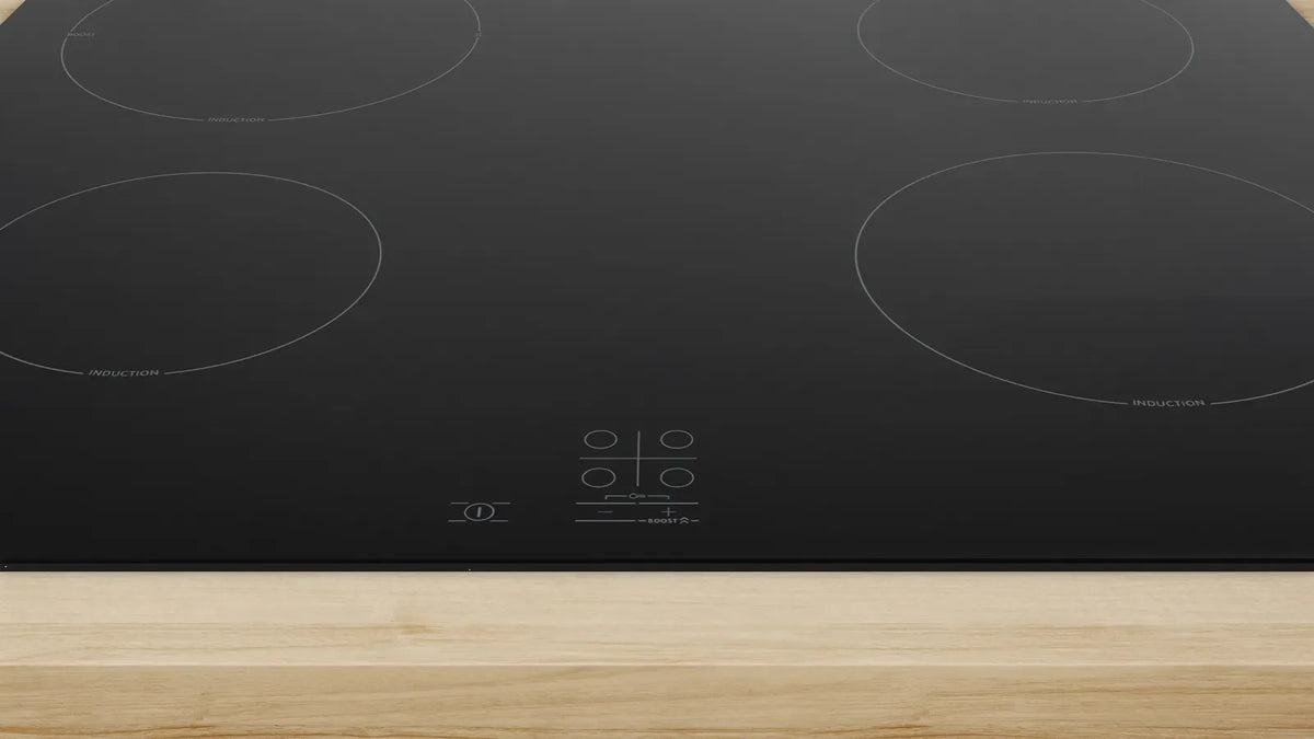 Bosch Series 2 60cm 4 Zone Induction Hob - Black | PUG61RAA5B