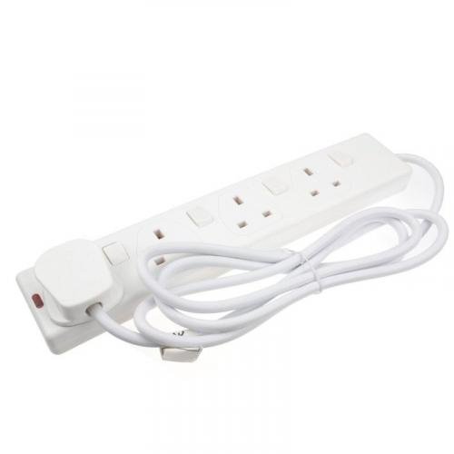 4 Way Extension Lead - Individually Switched - 2m