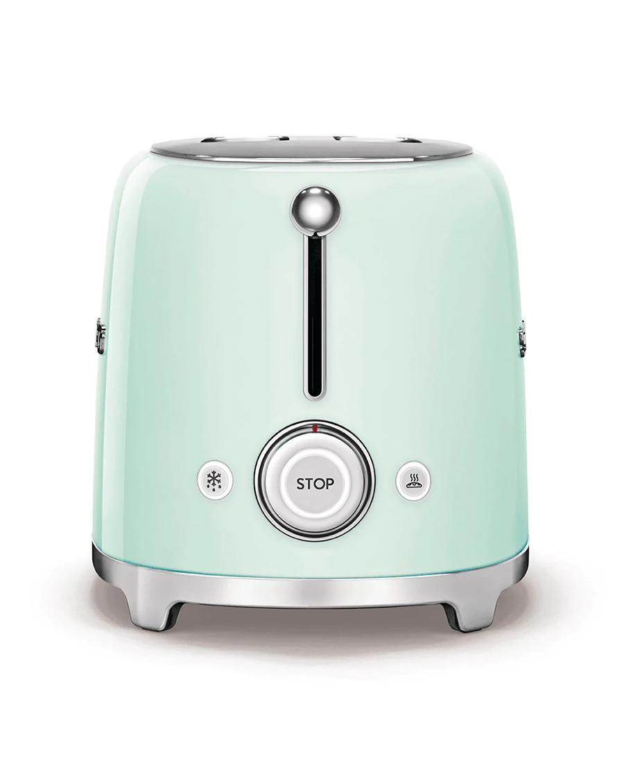 Smeg 950W 2 Slice Toaster - Pastel Green | TSF01PGUK - Ben Sweeney Letterkenny