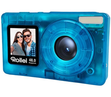 Compact camera Rollei Compactline 12098 — 48 MP CMOS, 8000×6000 px, 18x digital zoom, 4K video, Blue