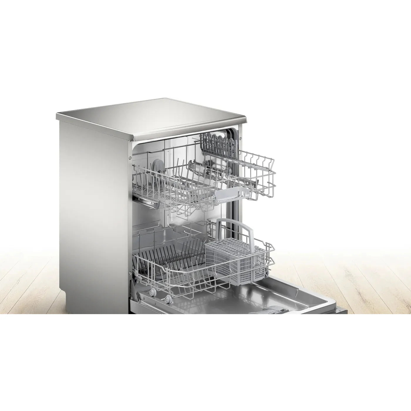 Bosch Series 2 free-standing dishwasher 60 cm Brushed steel anti-fingerprint | SMS26AI08G Bosch Dishwasher Ben Sweeney Electrical Euronics