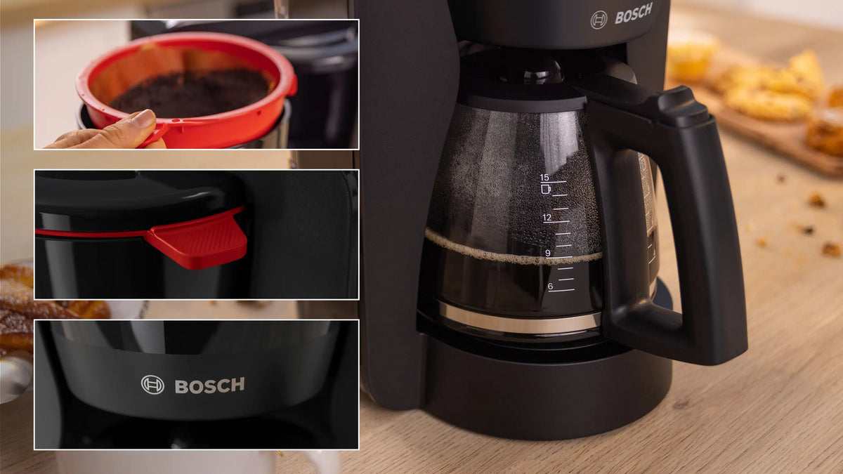 BOSCH MyMoment Filter Coffee Machine - Black | TKA2M113GB