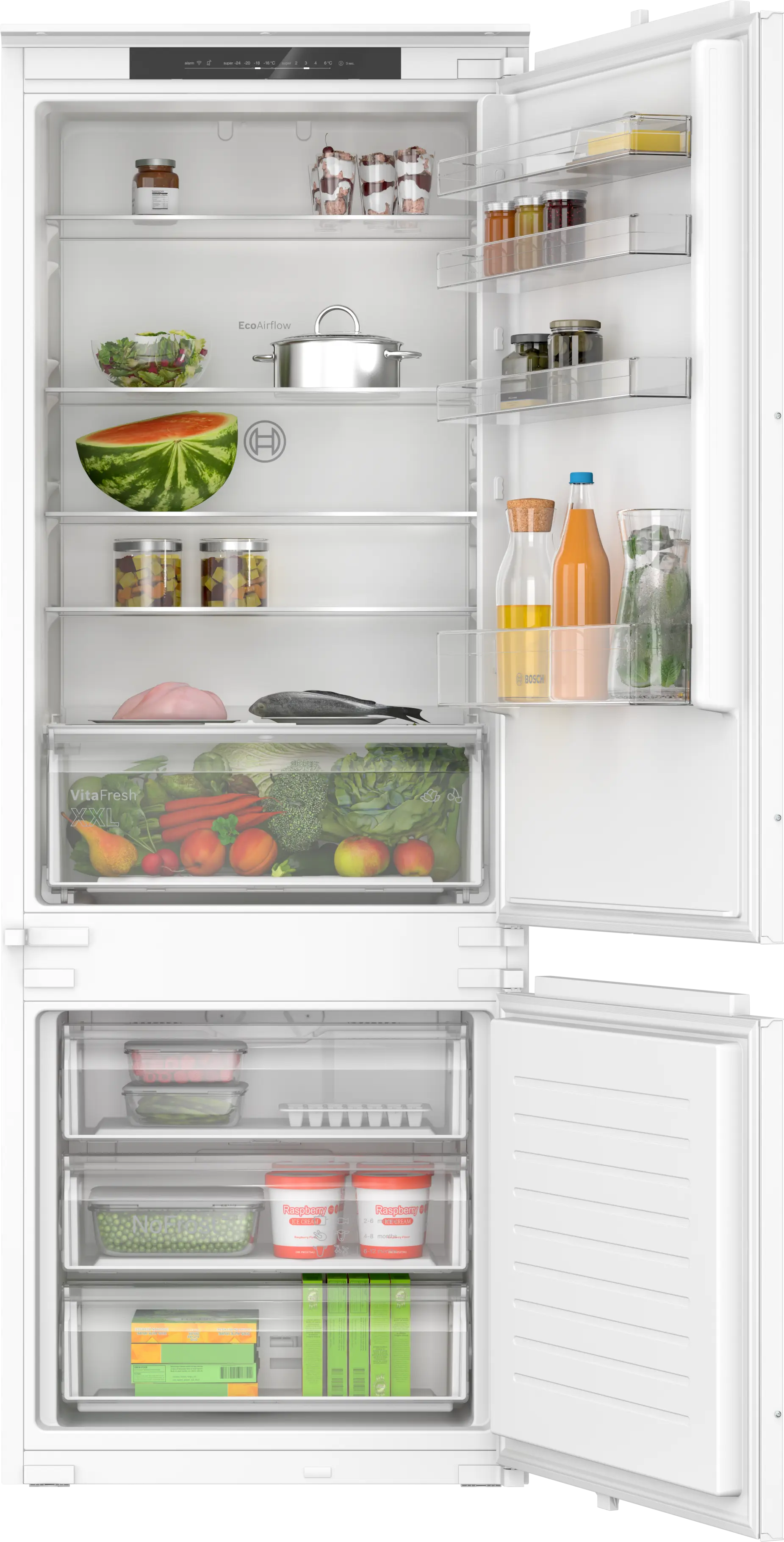Bosch Series 2 383L Integrated No Frost Fridge Freezer | KBN96NSE1G