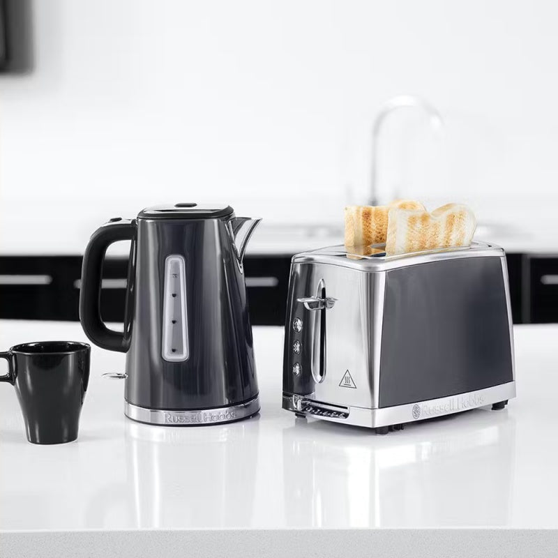 Russell Hobbs Luna Quiet Boil Kettle 1.7L Grey