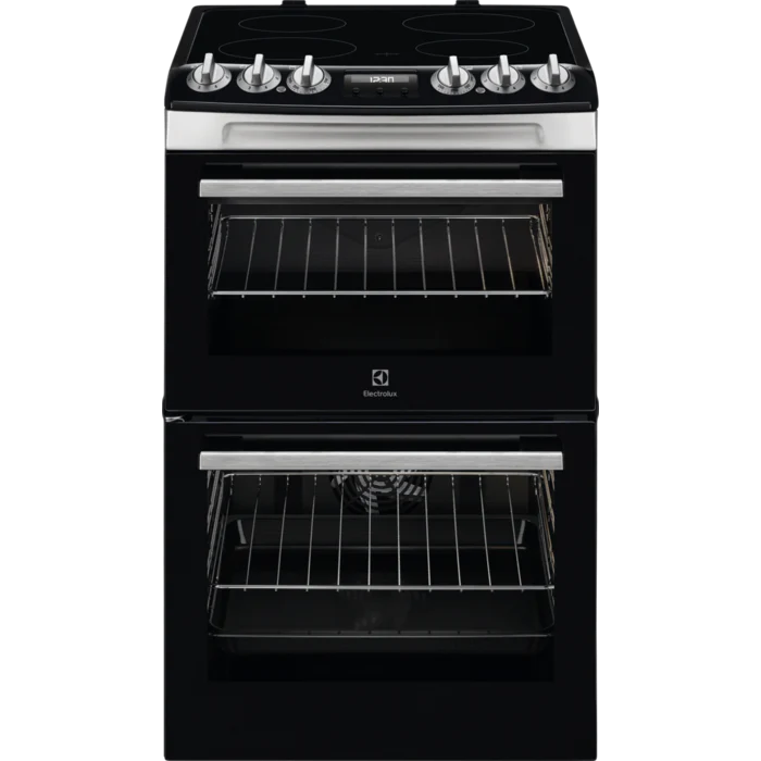 Electrolux 55cm Double Oven Electric Cooker White | LKR555100X