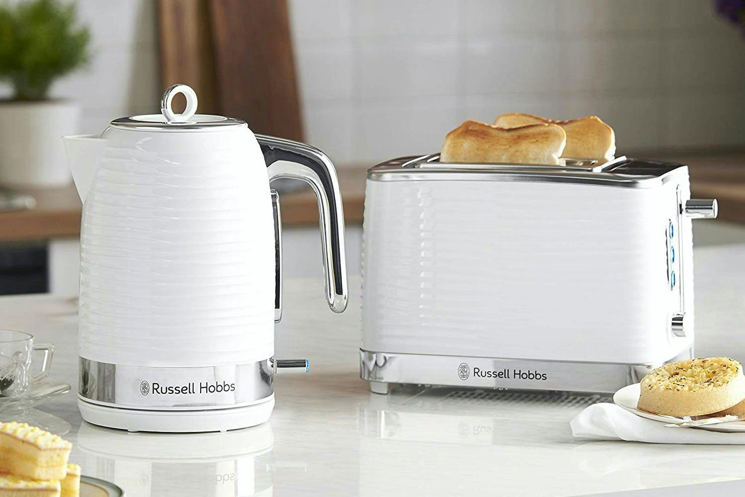 Russell Hobbs Inspire 2 Slice Toaster White