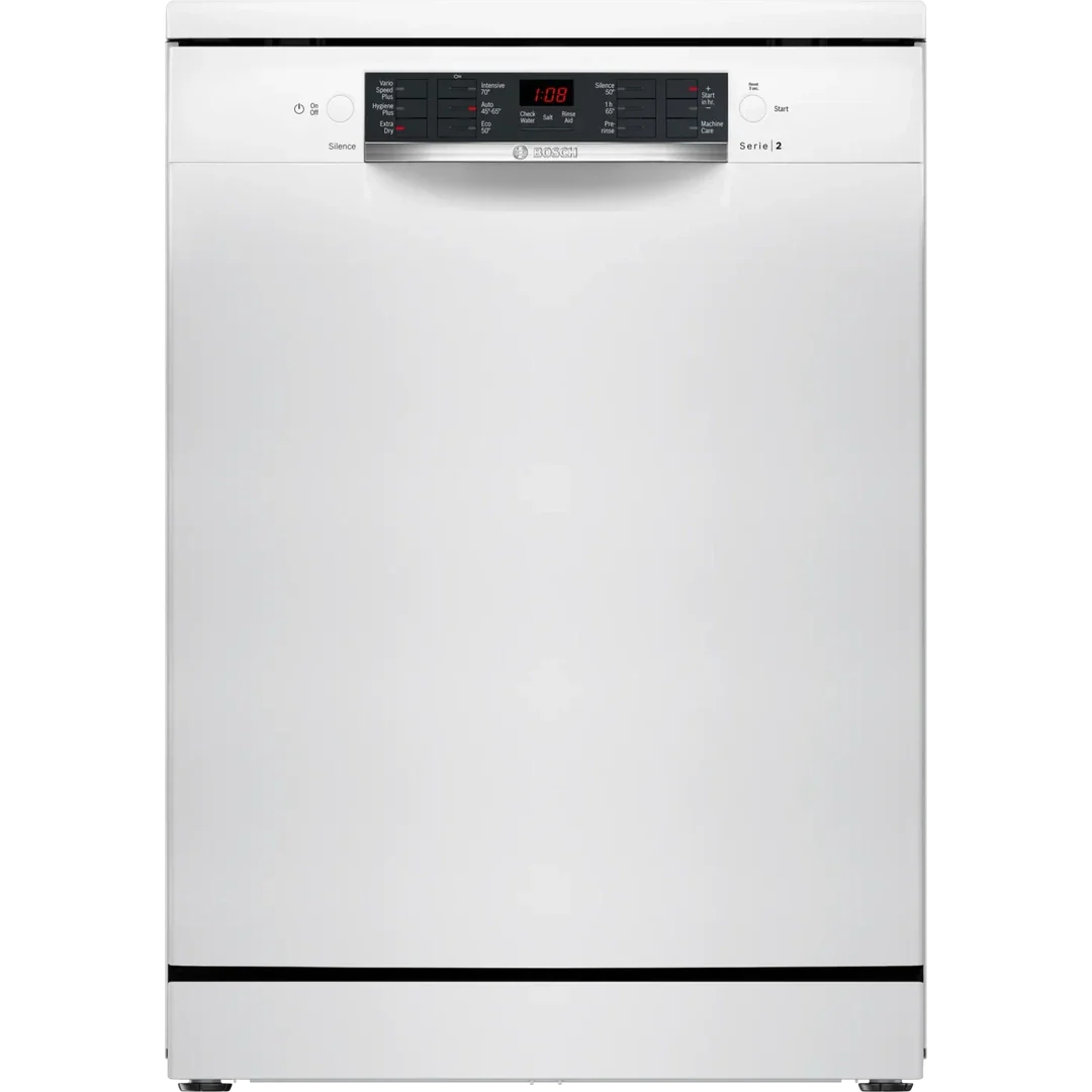 Bosch Series 2 free-standing dishwasher 60 cm White | SMS26AW08G Bosch Dishwasher Ben Sweeney Electrical Euronics