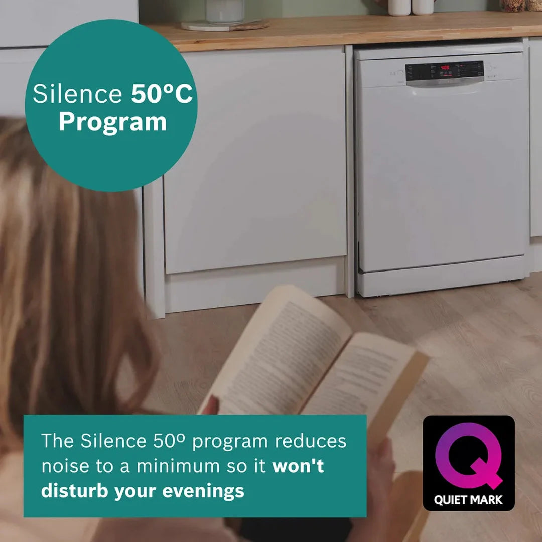 Bosch Series 2 free-standing dishwasher 60 cm White | SMS2HVW67G Bosch Dishwasher Ben Sweeney Electrical Euronics