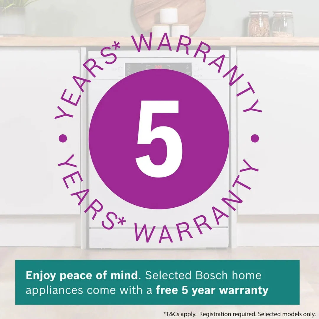 Bosch Series 2 free-standing dishwasher 60 cm White | SMS26AW08G Bosch Dishwasher Ben Sweeney Electrical Euronics