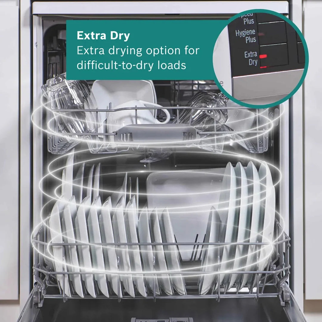 Bosch Series 2 free-standing dishwasher 60 cm White | SMS26AW08G Bosch Dishwasher Ben Sweeney Electrical Euronics