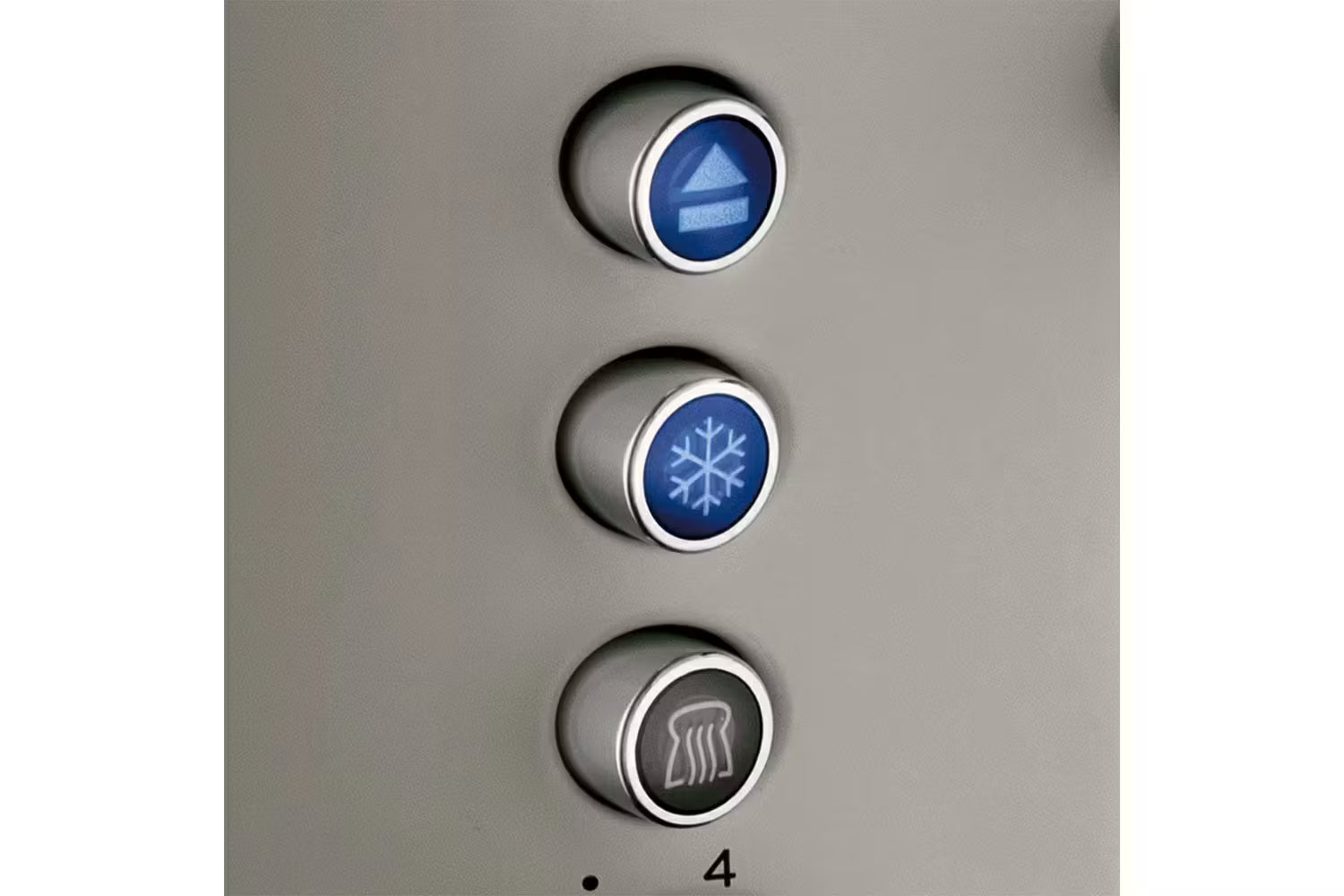 Russell Hobbs Stylevia 4 Slice Toaster | 26293 | Mocha