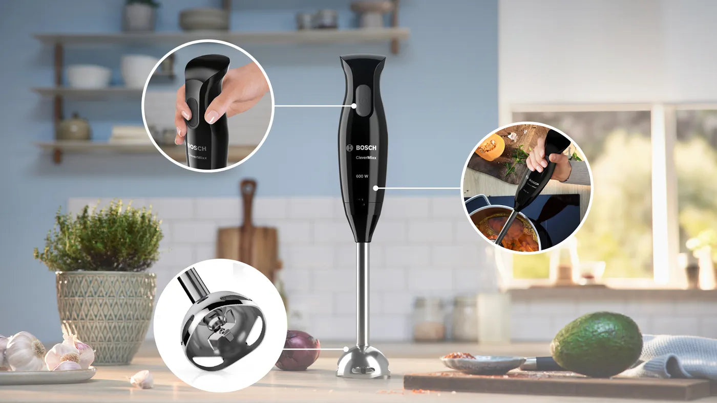 Bosch Hand Mixer CleverMixx 600 W Black, Anthracite