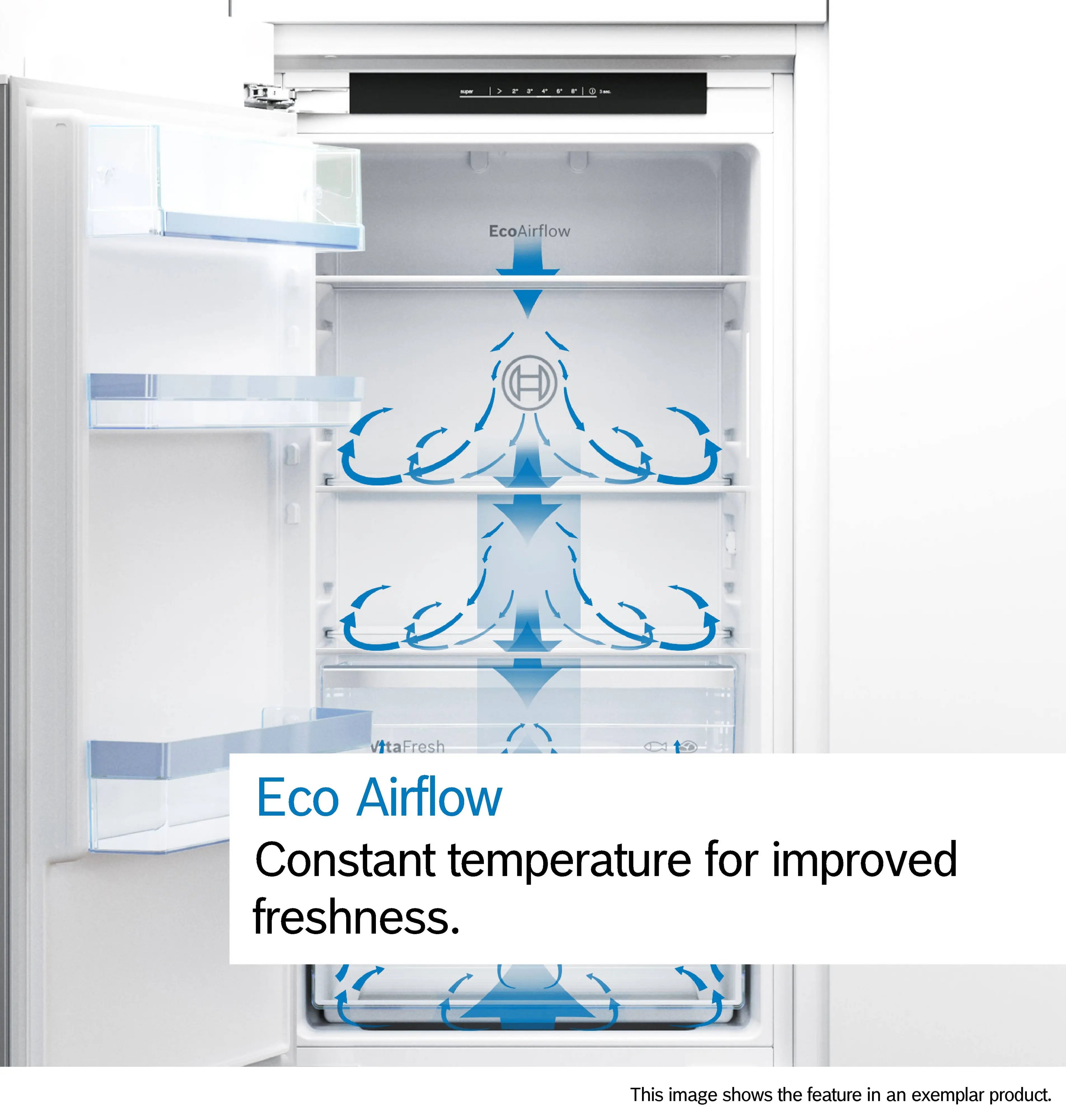 Bosch Series 2 383L Integrated No Frost Fridge Freezer | KBN96NSE1G