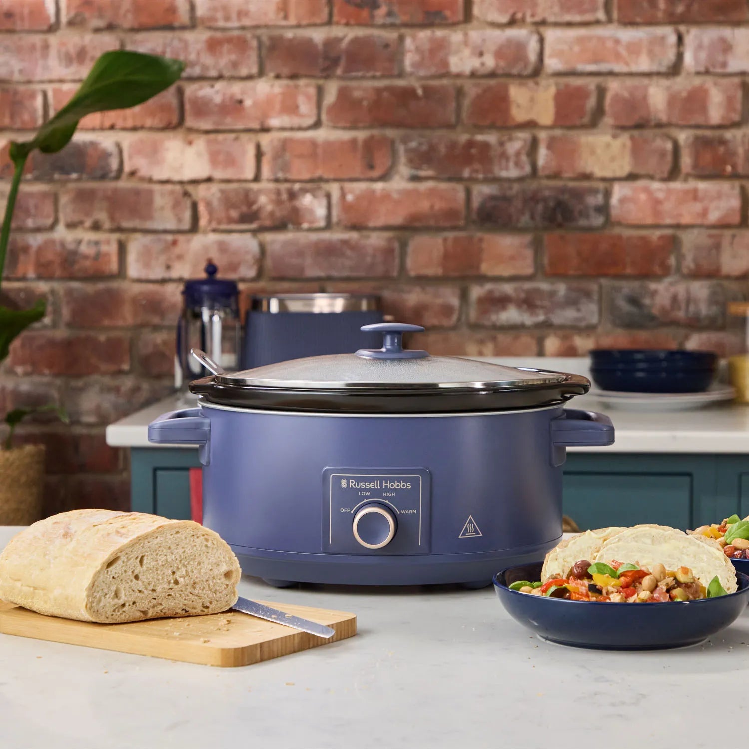 Russell Hobbs 28780 Slow Cooker - Navy Blue