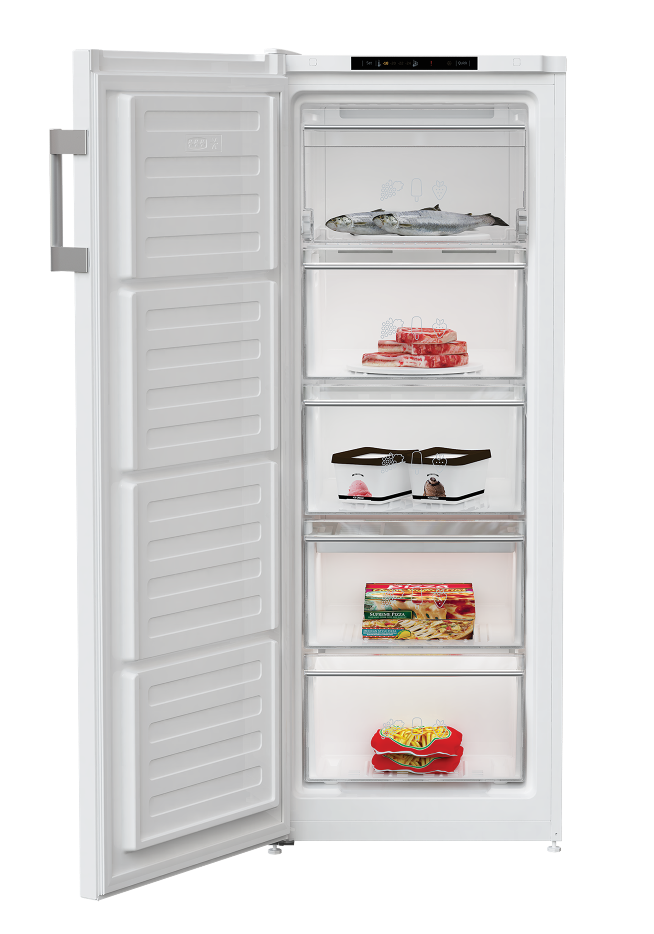 Blomberg Tall Frost Free Freezer | FNT44550W