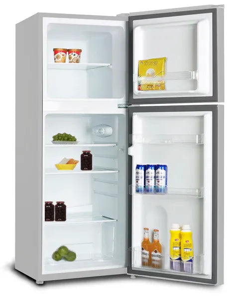 PowerPoint 48 cm Slim Fridge‑Freezer – Silver