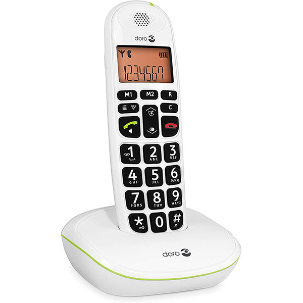 Doro PhoneEasy 100w Cordless Telephone - White