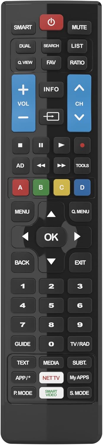 Compatible TV Remote - Suitable for all Samsung TV's and Smart TV's