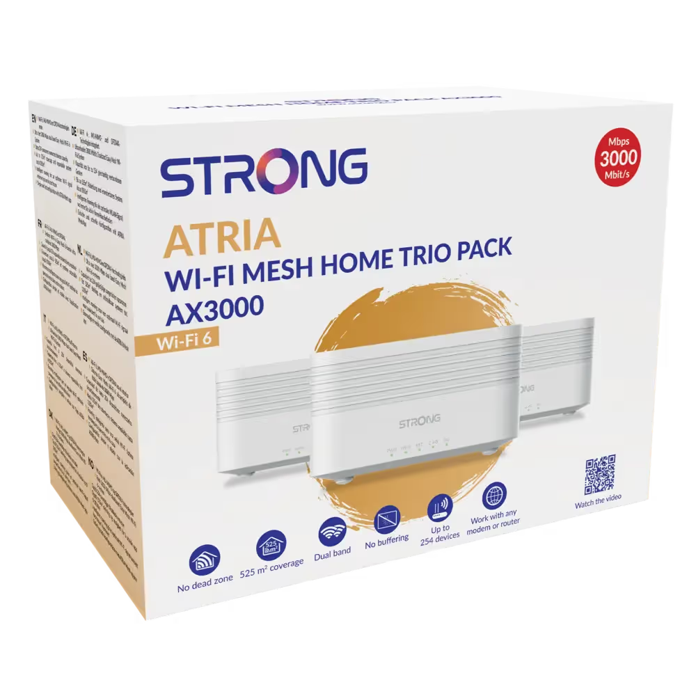 ATRIA Wi-Fi 6 Mesh System 3000 (3-pack)