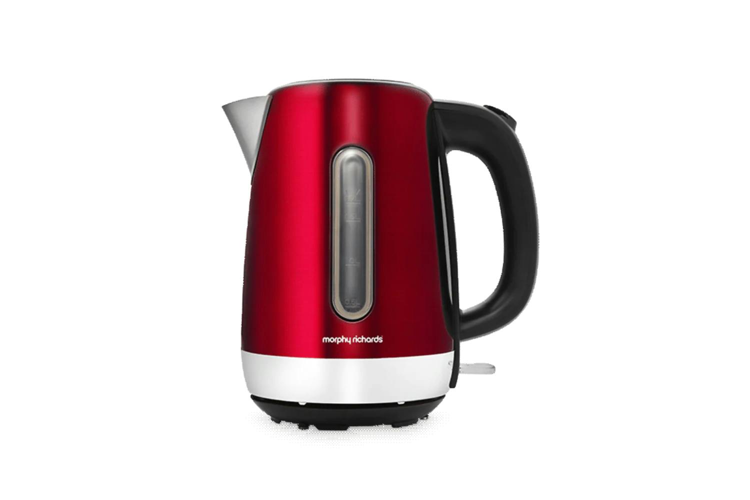 Morphy Richards 1.7L Equip Jug Kettle Stainless Steel - Red