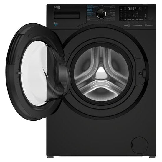 Beko 7kg Wash & 4kg Dry Washer Dryer Black WDER7440421B Beko Ben Sweeney Electrical Euronics