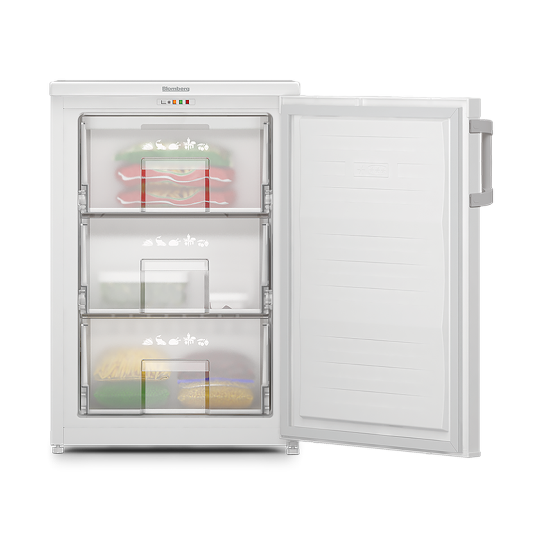 Blomberg Frost Free Under Counter Freezer White | FNE154P Blomberg Under Counter Fridge Ben Sweeney Electrical Euronics