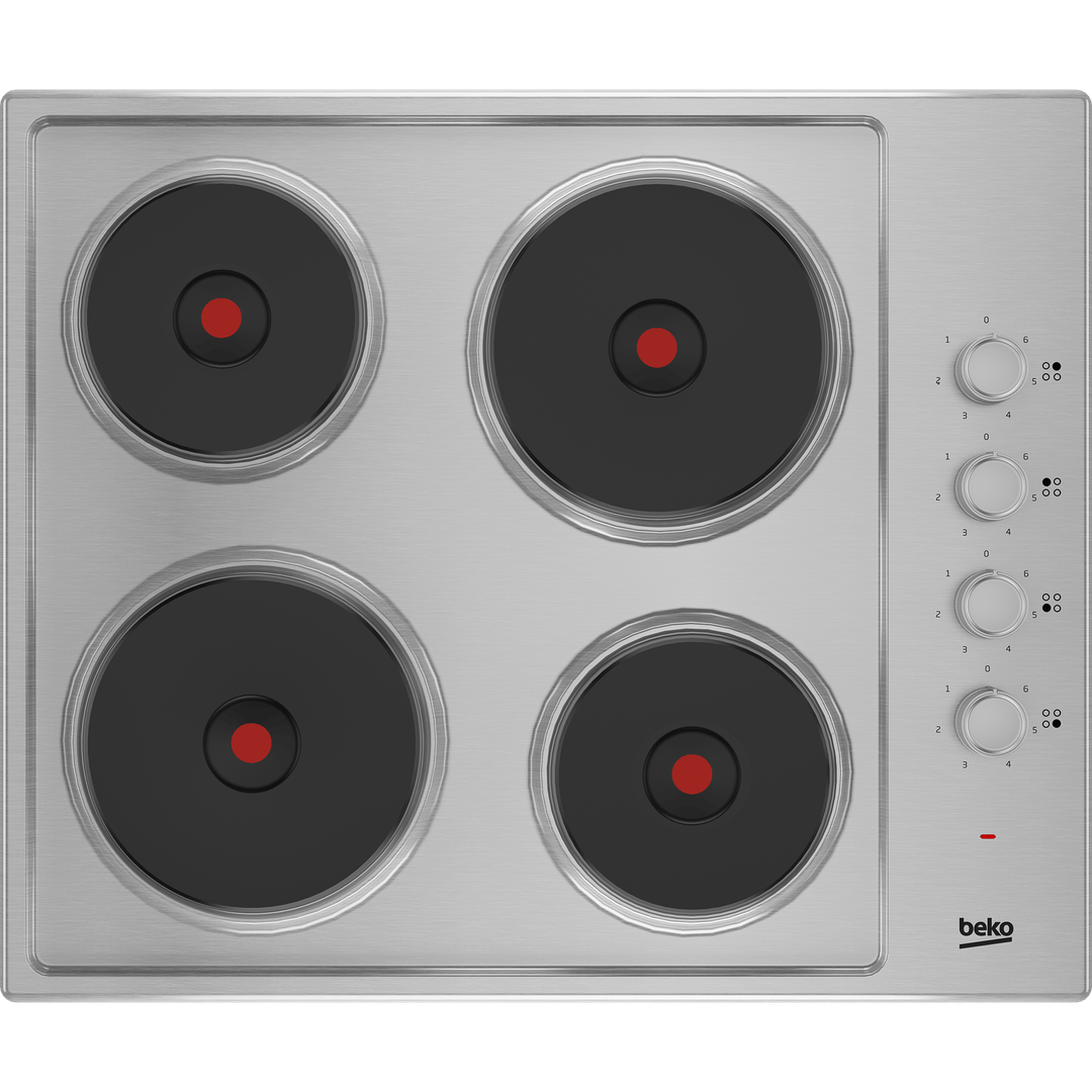 Beko 60cm Sealed Plate Hob with Side Knob Controls | HIBE64101X Beko Hob Ben Sweeney Electrical Euronics