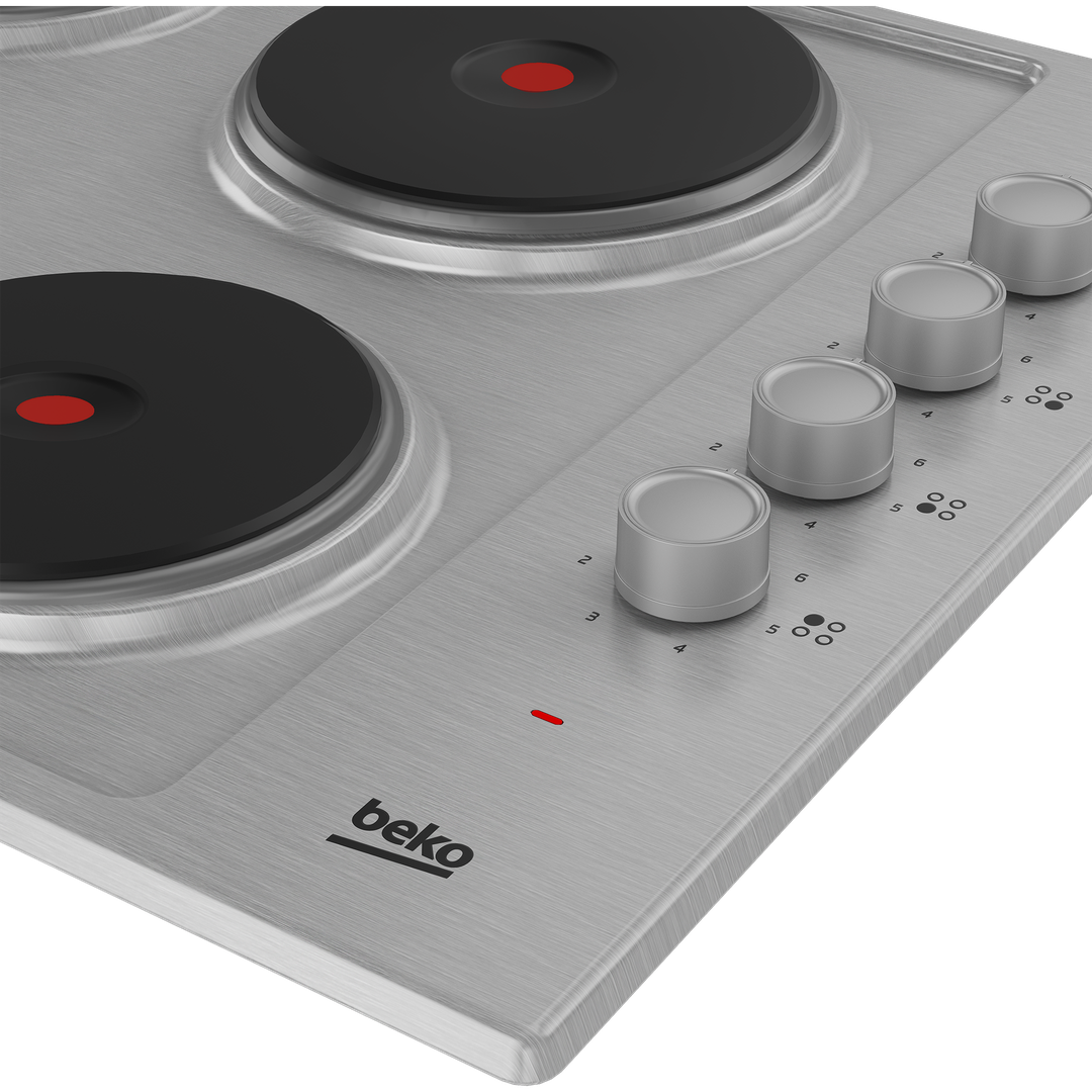 Beko 60cm Sealed Plate Hob with Side Knob Controls | HIBE64101X Beko Hob Ben Sweeney Electrical Euronics