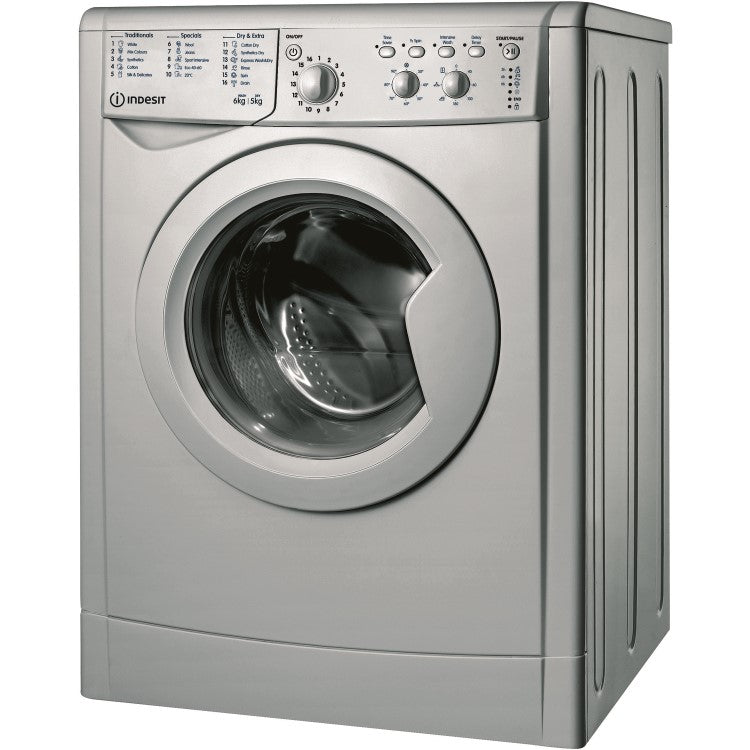 Indesit EcoTime 6 kg Washer Dryer – Silver