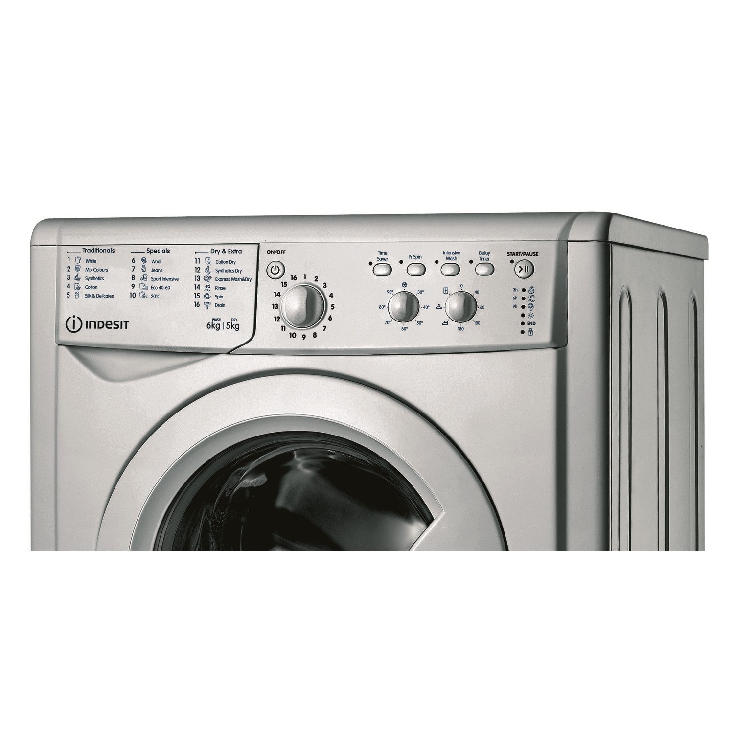 Indesit EcoTime 6 kg Washer Dryer – Silver