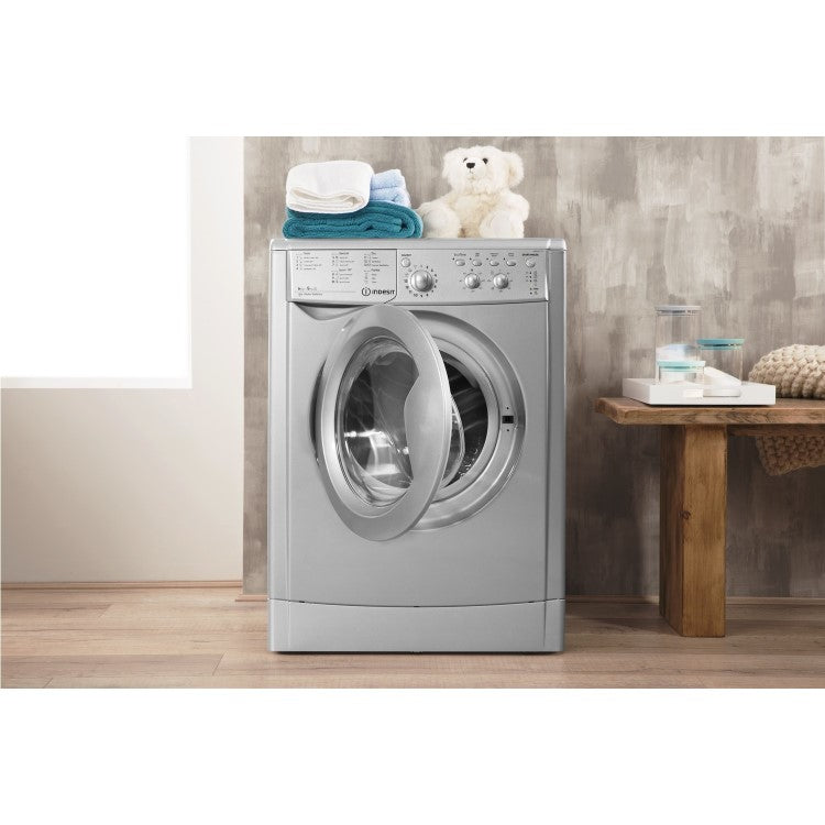 Indesit EcoTime 6 kg Washer Dryer – Silver