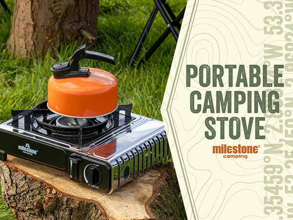 Milestone Single Burner Portable Gas Camping / Fishing Stove | 18949