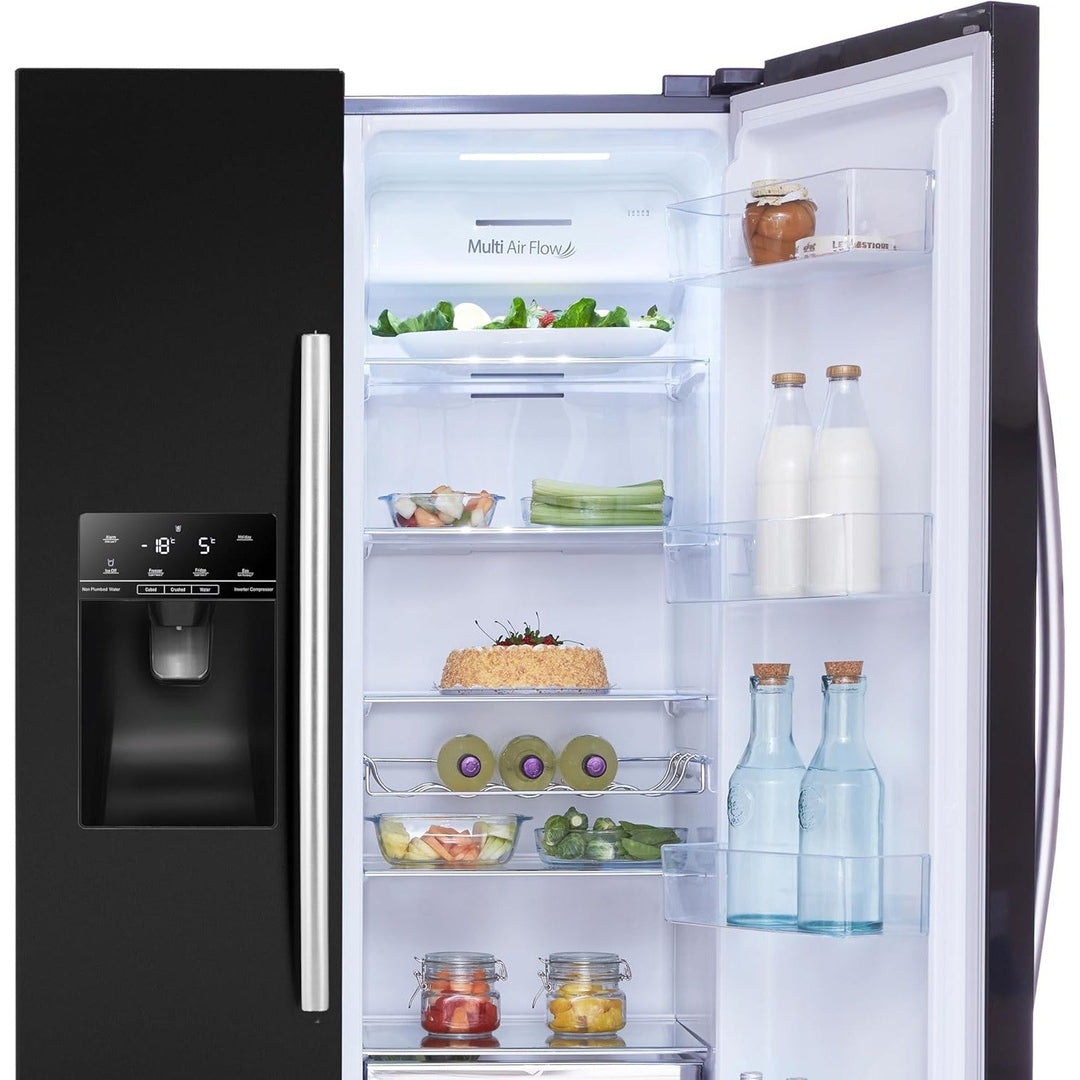 Hisense Freestanding Side by Side Fridge Freezer | RS694N4IBE Hisense American Fridge Freezer Ben Sweeney Electrical Euronics