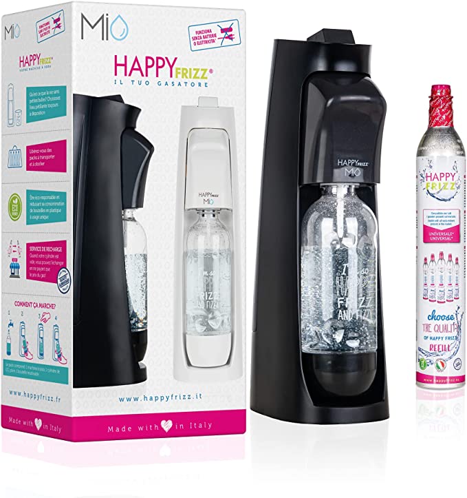 Happy Frizz Soda Maker - Black