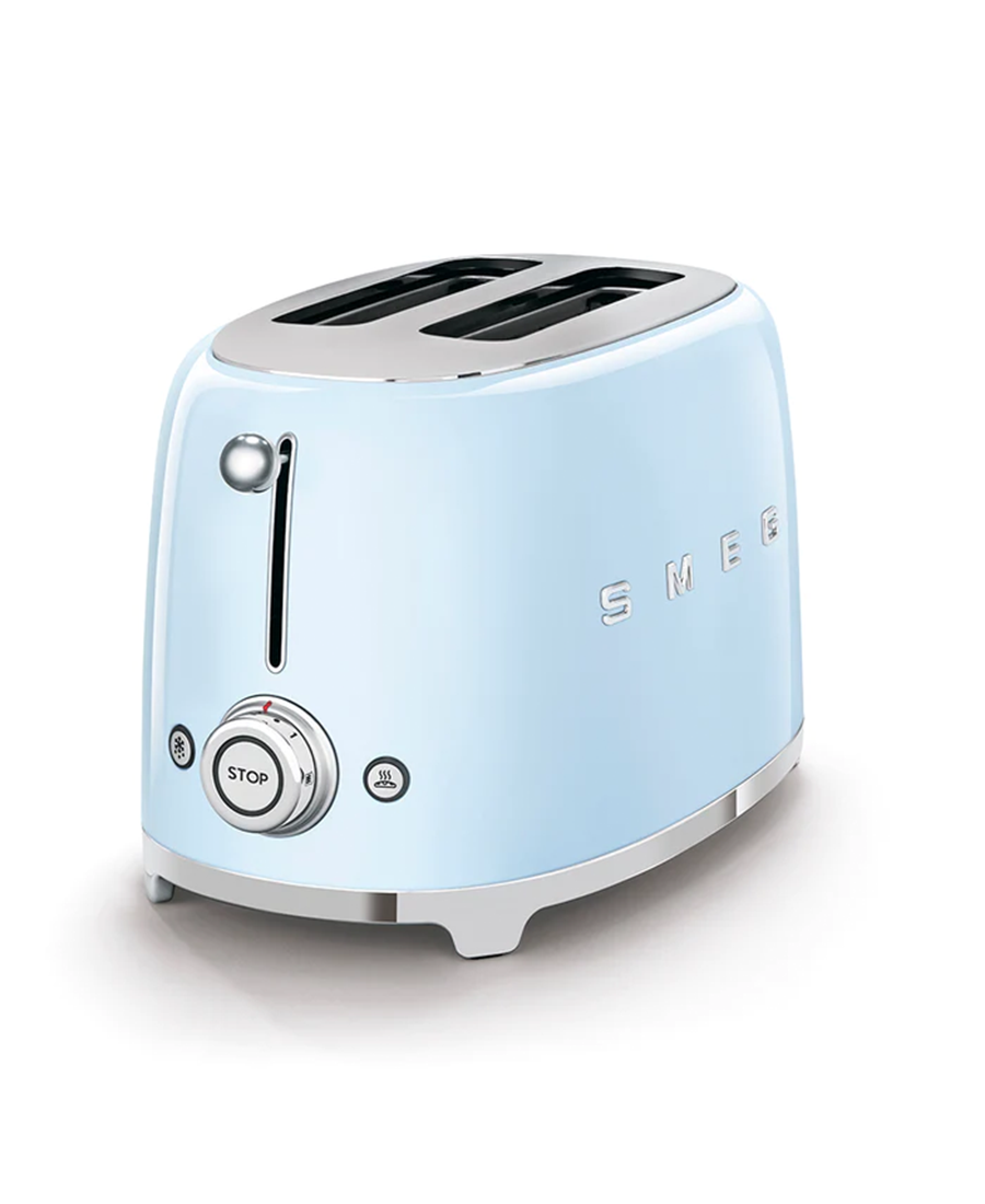Smeg 50's Retro Style 2 Slice Toaster | Pastel Blue - Ben Sweeney Letterkenny